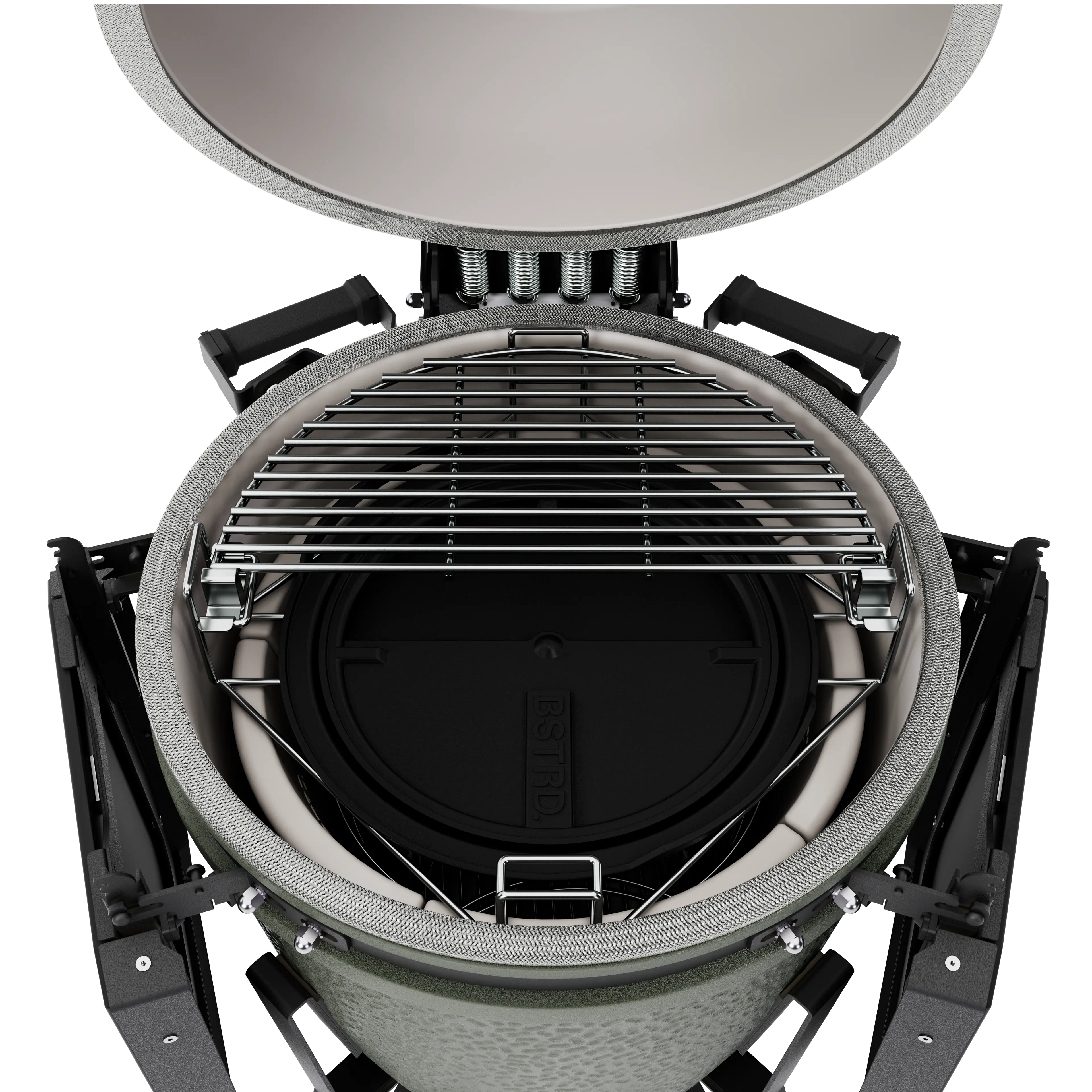 BSTRD. PRO Large Kamado BBQ in Alpine Green